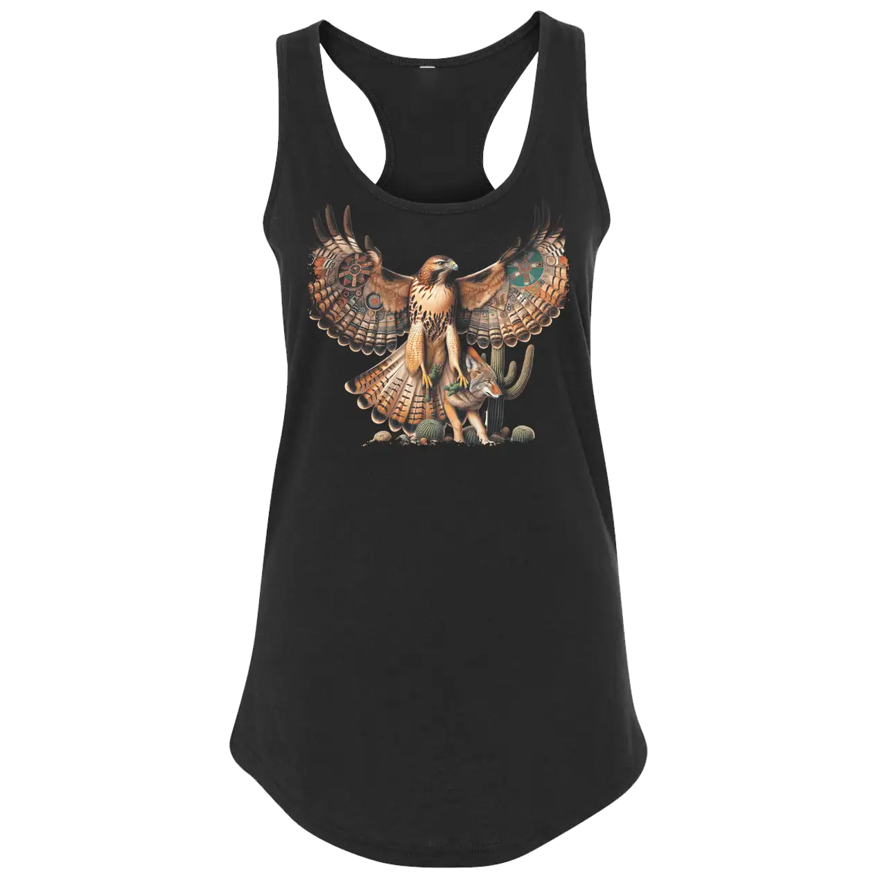 Coyote Hawk tricky luck Women's Crop/Tank